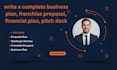 business plan franchise proposal financial plan pitch deck