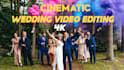do wedding video editing with cinematic storytelling