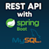 create a spring boot rest API with mysql integratio