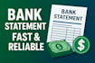 convert bank statement to editable format
