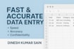 do professional data entry in excel and tally