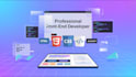 build responsive front end with HTML CSS js