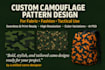 create camouflage pattern for fashion and tactical use