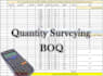 do quantity surveying and boq