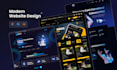 do website design, website ui ux, saas, web app, dashboard in figma