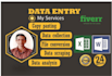 be your data entry operator, virtual assistant