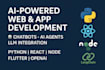 develop custom ai websites, chatbots, and autonomous agents