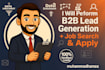 do data enrichment, job search and apply on your behalf
