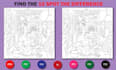 draw a hidden object and spot the difference picture