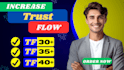 increase majestic trust flow tf 40 plus