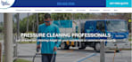design pressure washing website gutter cleaning website power washing website