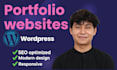 design a portfolio website on wordpress