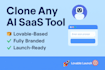 clone and build your saas or ai app using lovable with payments