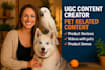 create animal, pet related ugc