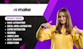 make com automation, make com scenario, make com, made com, zapier
