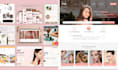 create a modern beauty website for your brand