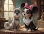 draw a cute disney style pet portrait