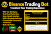 develop custom strategy binance trading bot binance API bot binance grid bot