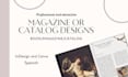 design your visually appealing magazine or catalog