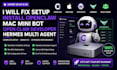 fix setup install openclaw mac mini bot open claw developer hermes multi agent