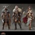 create fantasy character game concept for game or book