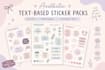 create aesthetic digital sticker packs for journaling
