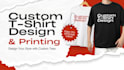 do professional typography t shirt design