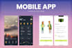 design a mobile app with UX and UI design
