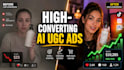 create ai ads, ai ugc ads, ai realistic avatar for product