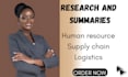 do human resource, logistics and supply chain management