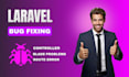 fix laravel bugs, errors, and route or controller issues