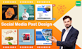 creat a social media post design