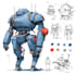 draw amazing concept for mecha, robot