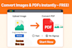 develop web app to convert images to PDF and PDF to images