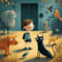 make engaging children book illustrations with bold personality