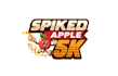 design spiked apple run logo