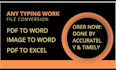 convert bank statement PDF to excel