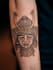 create sleeve tattoo design in geometric style