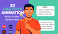 create epic 2d animation with custom characters