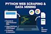 scrape websites and extract data using python