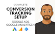 setup ga4, google ads conversion tracking for sales, leads