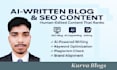 do ai SEO blog, copywriting, human edited content that ranks