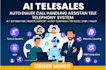 build ai telesales auto dialer call handling assistant telephony system