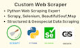 make scalable gis web scrapers for structured and geospatial data