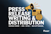 write press release, press release, press release distribution, newswire