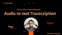 proofread and transcribe your text