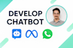 develop ai chatbot mobile, ai website using chatgpt with llm