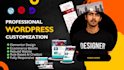 create a full responsive wordpress website using elementor