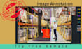 do image annotation, bounding box, polygon, and segmentation for ai and ml model