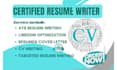 write a professional, ats optimized resume and cover letter